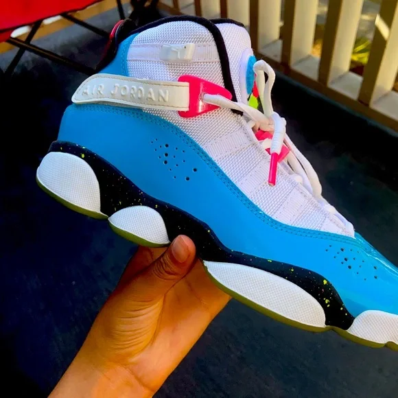 jordan 6 ring white and blue
